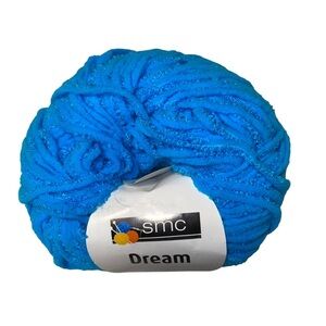 Schachenmayr SMC Dream Bulky Chenille Type Yarn Loom Knit Crochet Turquoise